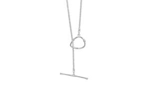 Jewellery Accessories: 925 Sterling Silver OT Clasp Minimalist Necklace