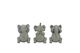 Hear/See/Speak No Evil Wise Elephants Figurine/Ornament - Set of 3