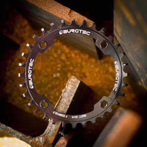 Burgtec Chainrings: Burgtec 104mm BCD Inside Fit E-Bike Steel Thick Thin Chainring