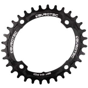 Burgtec Oval 104mm BCD Thick Thin Chainring