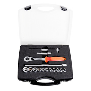 Unior General Tools: Unior Socket Set 1/4" In Plastic Box