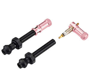 Madison Clearance: Granite Designs 44mm Juicy Nipple Valve Caps and Stem Pink Only