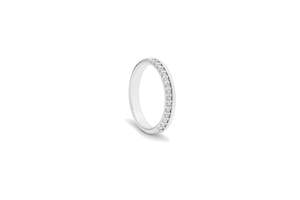 9ct White Gold Diamond Ring / Anniversary Ring