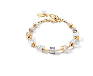 Fashion Jewellery Coeur De Lion: COEUR DE LION BRACELET  YELLOW GOLD PLATED W/ST WITH EUROPEAN CRYSTALS