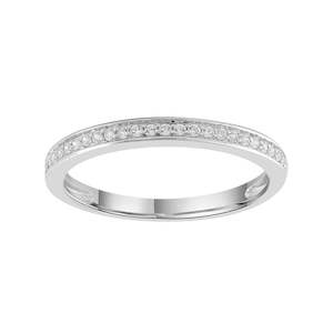 9K WHITE GOLD DIAMOND RING (BAND)