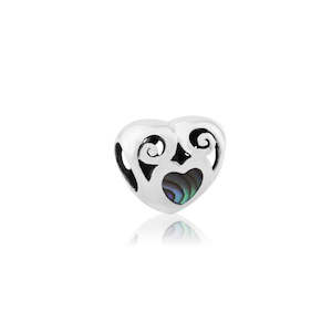Paua Shell: Evolve Charms Paua Love Paua LKP003