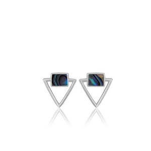 Paua Shell: Evolve Earrings Ocean Paua Studs 3E40009
