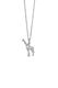 Karen Walker stg silver GIRAFFE NECKLACE