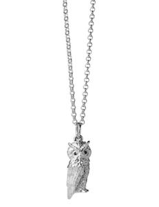 Karen Walker Jewellery: Karen Walker Stg Owl Necklace with chain 45cm