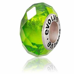 Evolve Charms Murano Glass: Evolve Charms Murano Glass Wild-Emerald GK 46