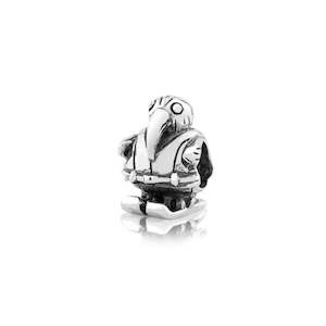 Evolve Charms Silver: Evolve Charms Silver Water-ski Kiwi LK205