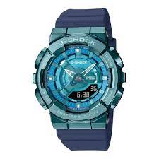 G-SHOCK LDS DUO SLIM DESIGN S/W, ALARM, 100M WR BLUE CASE, NAVY RESIN BAND