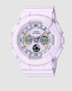 CASIO BABY G DUO ICY PATEL COLOUR SERIE W/ TIME, /100 S/W. ALARM, 100M WHITE FAC&hellip;
