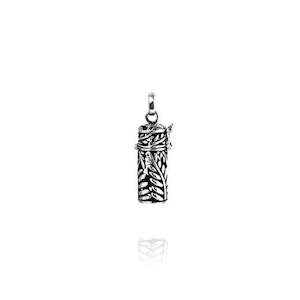 Evolve Necklaces Silver-Fern-Locket 2P21042