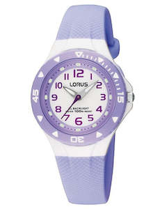 LORUS YOUTH 100M (MAUVE/WHITE)