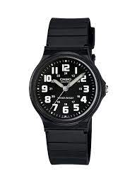 CASIO MENS WATER RESISTANT ANALOGUE WATCH WITH RESIN BAND