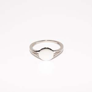 Silver Rings: STG SIGNET RING