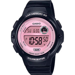 CASIO LADIES DIG SPORTY COLOUR PINK FACE
