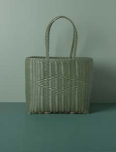 Palorosa: Basket Weave Tote // Cactus