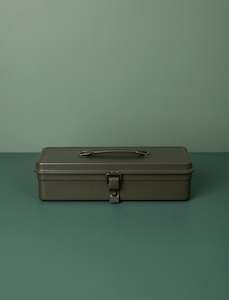 Medium Steel Toolbox // Olive