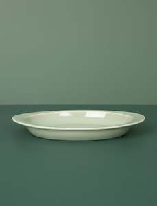 Oval Plate // Yellow