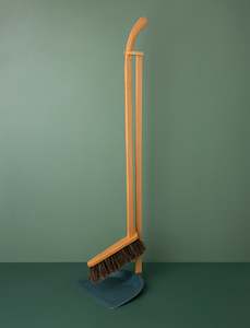 Gifts Under 201: Long Handled Dustpan & Brush Set // Petrol Blue