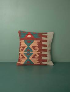 Vintage Kilim Cushion 40cm // Three