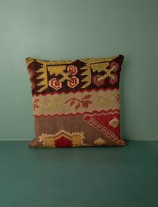 Vintage Kilim Cushion 50cm // One