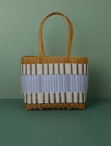 Palorosa: Mercado Tote // Tobacco & Blue Lilac