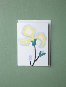 Christmas Decorations Gift Wrapping: Iris Greeting Card