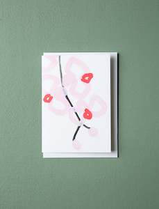 Christmas Decorations Gift Wrapping: Moth Orchid Greeting Card