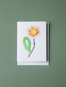 Christmas Decorations Gift Wrapping: Alpine Auricula Greeting Card