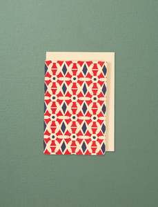 Christmas Decorations Gift Wrapping: Jute Paper Note Card // Pattern