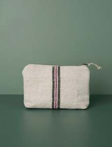 Long Weekend: Grain Sack Workers Pouch // Black Burgundy