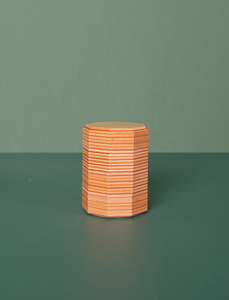 Bedroom: Polygon Accessory Tray // Red Orange