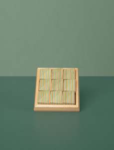 Ridge Block Puzzle // Blue Green