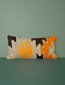 Bedroom: Vintage Kilim Bolster // One