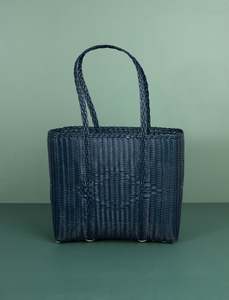 Basket Weave Tote // Midnight