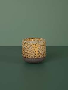 Ishi Yellow & Brown Candle // Hikari