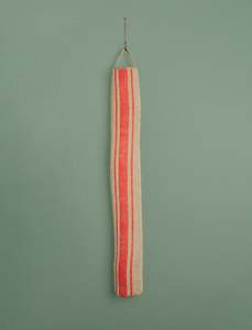 Under 100: Grain Sack Draught Excluder // Red Stripe