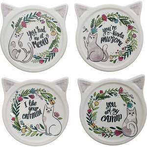 Cat Wreath Drink Coasters