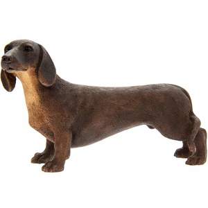 Figurines And Ornaments: Dachshund Brown Dog Figurine Collectible - The Leonardo Collection