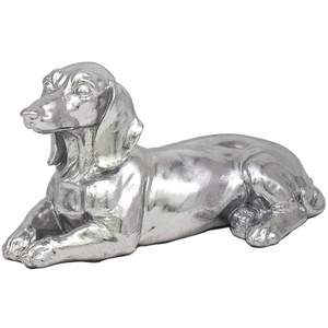 Figurines And Ornaments: Dachshund Silver Art Figurine Collectible