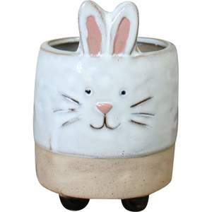 Plant Pots: Rabbit Planter - Nibbles the Rabbit