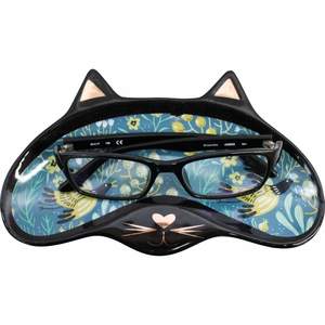 Glasses Dish - Cat Black Bird
