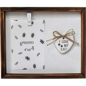 Cat Photo Frame - I Love My Cat