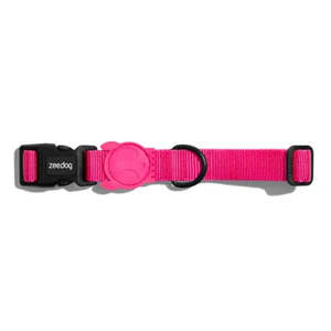 Dog Collars Dog Harnesses And Leads: Zee.Dog Collar - LED Pink