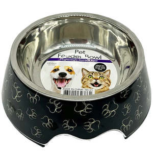 KOL Small Dog or Cat Bowl - Paws