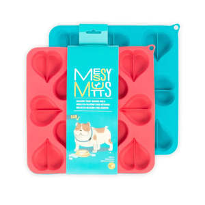 Messy Mutts Silicone Bake & Freeze Treat Making Mould - 2pk