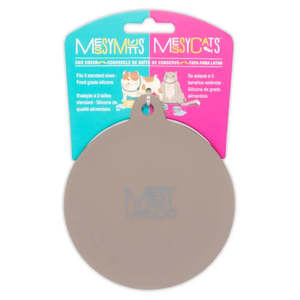 Dog Bowls And Feeding: Messy Mutts Silicone Universal Can Cover - Grey